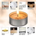 thumbnail image 2 of Candelas Tealight Candles OHR, paquete de 200, color blanco sin perfume, 2 of 6