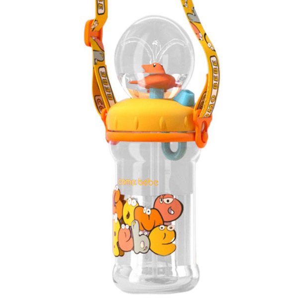 350ml bebé bebiendo taza dibujos animados pajita niños botella de agua niño niña para al aire libre Ehuebsd Libre de BPA