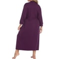 thumbnail image 7 of Avidlove Womens Plus Size Kimono Robes Long Bathrobe Ladies V Neck Loungewear Lightweight Soft Sleepwear XL-5XL, 7 of 7