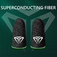 thumbnail image 2 of 2pcs S02 Finger Cots Cover Game Controller Finger Sleeve para PUBG (Verde) Likrtyny Accesorios electrónicos, 2 of 6
