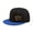 Black and blue, variant on Crown Print Embroidered Color Block Trucker Hat Unisex Adjustable Cotton Breathable Fashion Cap for Travel Daily Wear