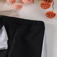 thumbnail image 6 of HAYIMI Girls Casual Two Piece Outfit Sets Long Sleeve Bow Knot Tops With Black Pants Autumn Tracksuit Cozy Clothes Sets, 6 of 7