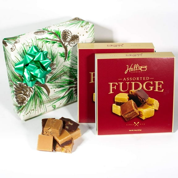 Assorted Original Recipe Fudges in a Gift Box Handcrafted, No Preservatives, 2 Pound Assortment