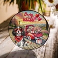 thumbnail image 3 of Be My Valentine's Cavalier King Charles Spaniel Truck Full of Love Balloon Stained Glass Suncatcher Dog Lover Gifts Window Hanging Sign Decor - 02029, 3 of 5
