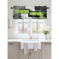 thumbnail image 2 of Valances for Windows Abstract Graffiti Rod Pocket Cafe Window Treatments Valance Curtains for Kitchen Bathroom Laundry Basement Windows 54"x18", 2 of 9