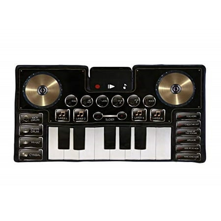 Fao Schwarz Giant Electronic Dj Mixer Mat With Piano Keyboard
