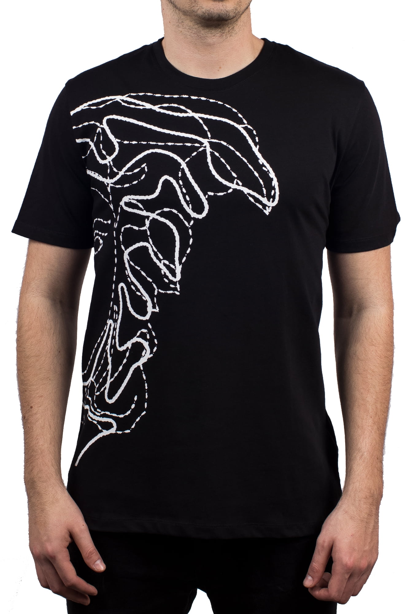 versace t shirt half medusa