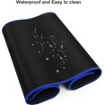 thumbnail image 3 of PC Laptop Rubber Gaming Computer Mouse Pad Mat Large Size 600*300*2mm Blue Edge, 3 of 13
