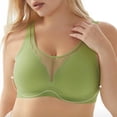 thumbnail image 2 of hotojiny Plus Size Bras for Women No Underwire Wireless Seamless Bras with Support and Lift Full Coverage Deep V Padded Bralettes, 2 of 6