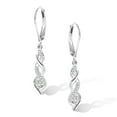 thumbnail image 2 of Lancharmed Silver Plated Earrings for Mother,Zircon Pendant Earring Gifts for Friend Woman, 2 of 8