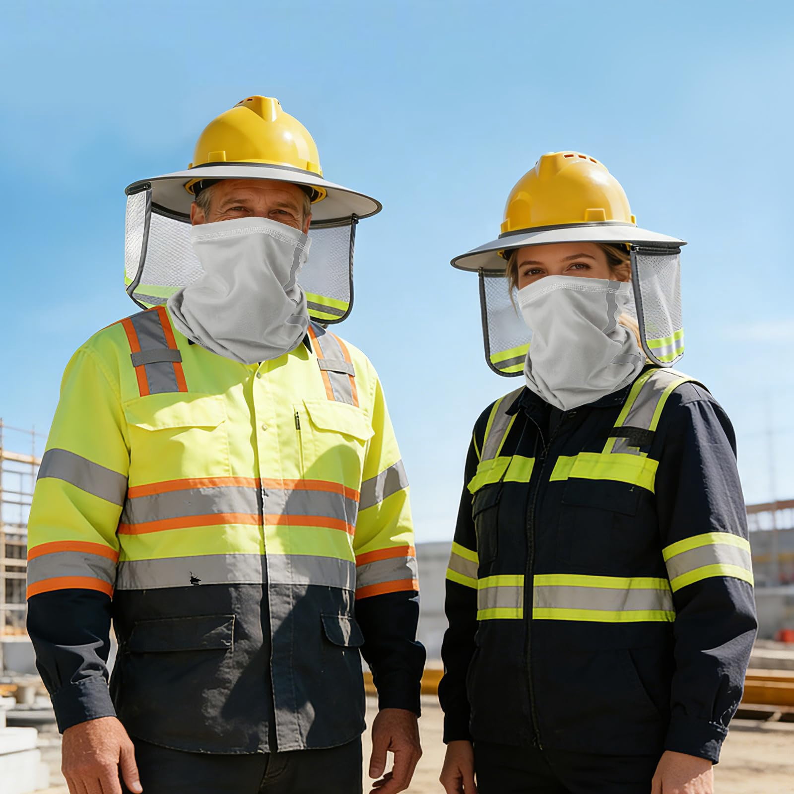 Hard Hat Sun Shade, Hard Hat Visor Full Brim Hardhat Sun Shield