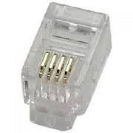 - Philmore TEC2B 4P4C 4 Conductor Modular Telephone Handset Crimp Plugs (10 pack)