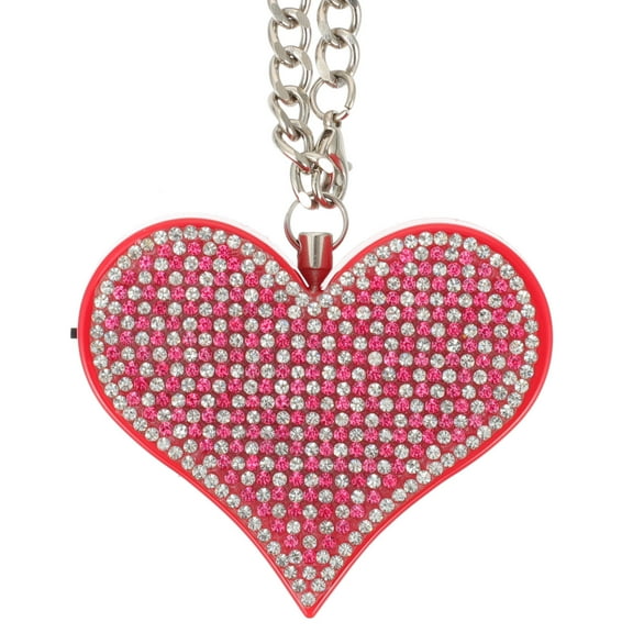 ETHZZLE Red Heart-Shape Personal Safety Alarm Keychain with Loud Siren for Portable Self-