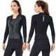 thumbnail image 2 of DIVE SAIL Traje de buceo 2MM Pantalones cortos de manga larga Traje de neopreno Rash Guards Artesanía exquisita Sensación de cuerpo fresco Snorkel Trajes pantalones femeninos XXL Methold OD019363-24, 2 of 6
