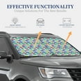 thumbnail image 4 of Salouo Transport Pattern Car Windshield Sun Shade Foldable | Front Windshield Shade for Sun, Heat and UV Rays | Interior Sun Protection-Large, 4 of 6