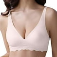 thumbnail image 3 of Sngxgn Women's Push up Lace Bra Underwire Plunge Full Coverage Bras (Pink,L), 3 of 5