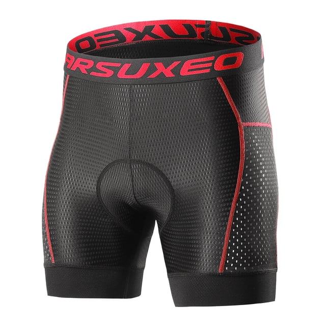 Cycling Shorts Arsuxeo Men Cycling Underwear Shorts 5D Padded Quick Dry MTB Bike Riding Shorts