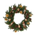 thumbnail image 2 of Ganfancp Guirnalda de Navidad Escena Casera Puerta Colgante Adornos de Aguja Campanas de Navidad Colgantes Adornos Colgantes Rebajas Flash Deals 1X Guirnalda de Campanillas Naranjas, 2 of 6
