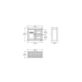thumbnail image 2 of Mayne Mail Post B2337550 Fairfield Horizontal Towel Valet, Graphite Gray, 2 of 2