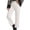 c01White, variant on JGGSPWM Women's Baggy Wide Leg Jeans Fashion Trend Casual Elastic High Waisted Denim Pants Bottoms with Pockets Gray M