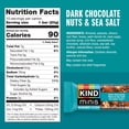 thumbnail image 3 of KIND Minis Gluten Free Dark Chocolate Nuts & Sea Salt 10 Snack Bars, 1 Box, 3 of 12