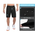 thumbnail image 5 of Little Donkey Andy Men's Cycling Shorts with Detachable Liner, Lightweight Padded Mountain Bike MTB Loose-fit Black XXL, 5 of 7