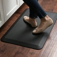 thumbnail image 1 of GelPro NewLife Designer Comfort Ergo-Foam Anti-Fatigue Kitchen Floor Mat, 20"x32", Leather Grain Jet, 1 of 6