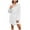 White, variant on Oksale Mini Fleece Robes for Women with Belt Trendy Lapel Bathrobe Loose Long Sleeve Night Gown Ultra Soft Fall Housecoats Black M