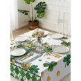 thumbnail image 3 of St Patrick's Day Suqare Tablecloth - 60 x 60 Inch, Spring Shamrock Flowers Vase Gold Coin Green Waterproof & StainResistant Tablecloth, Washable Oil-proof Table Cover for Dining/Party/Wedding/Buffet, 3 of 9