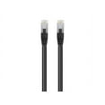 thumbnail image 1 of Monoprice Cat6 PoE Ethernet Patch Cable - 600V, Shielded RJ45, Solid, 550MHz, STP (U/FTP), 24AWG, 3ft, Black, 1 of 2