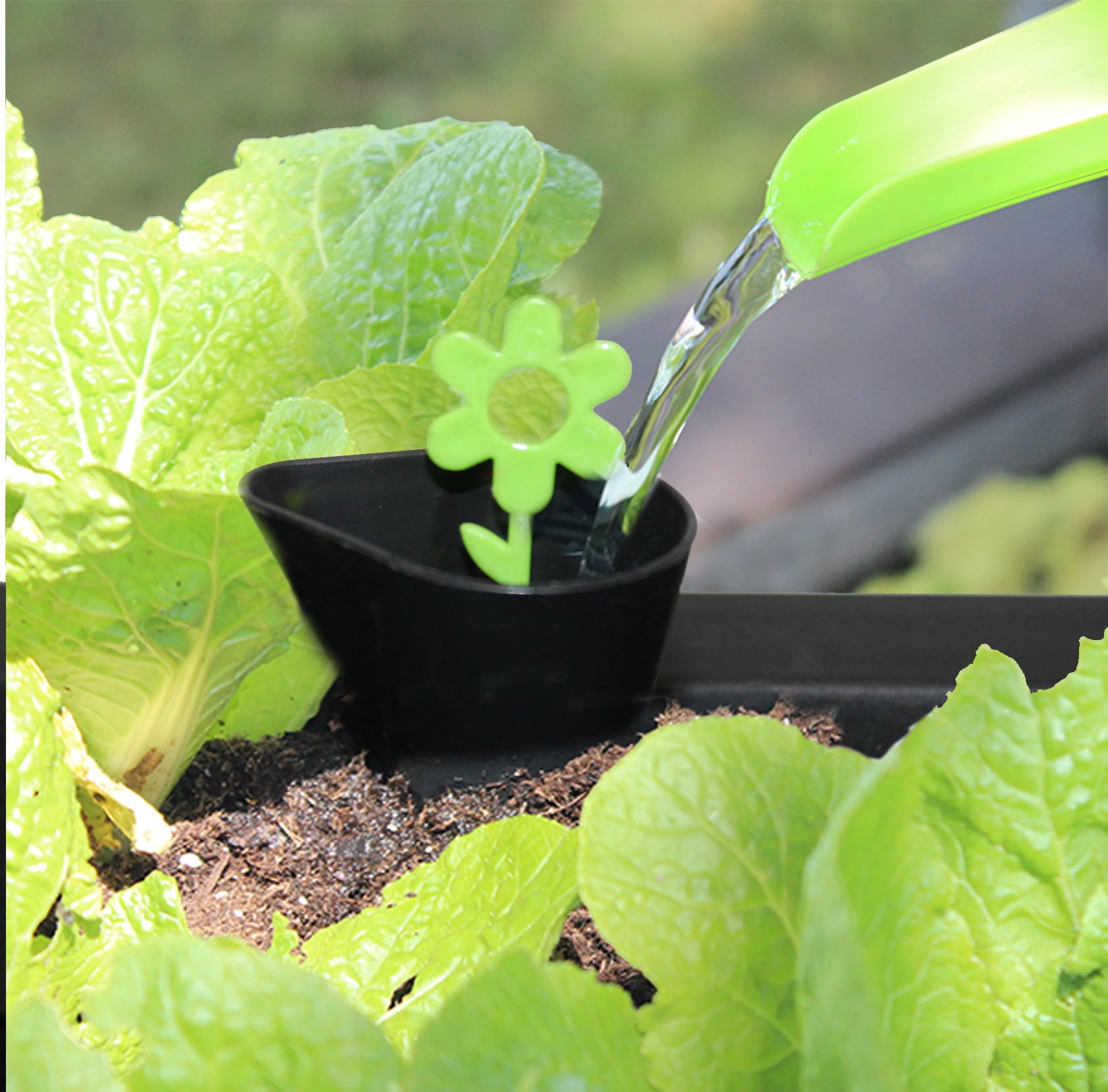 EMSCO Oasis XL Self-Watering Raised Garden, UV-Protected Charcoal Resin