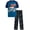 Blue/Navy Fast, variant on Boys Pajama Set - 2 Piece Short Sleeve Sleep Shirt and Pajama Pants Sleepwear for Boys (8-16)
