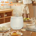 thumbnail image 3 of Multifunctional Small Rice Cooker Dormitory Single Steaming and Soup Making Smart Mini Rice Cooker US Plug, 3 of 6