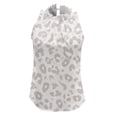 thumbnail image 5 of HAPIMO Women's Summer Tank Tops Relaxed Fit Camis Vest O-Neck Blouse Ruffle Ruched Trim Camisole Sleeveless Shirts for Girls Bohemia Floral Print Tops Savings White S, 5 of 5