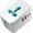 WHITE, variant on Travel Adapter Worldwide, Multi Plugs Adapter with 2 USB-C & 2 USB-A, -in- AC Ports Wall Charger, International Power Converter for EU  UK AUS JP 200+ Countries White (White)