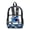 Shark Blue, variant on SEANATIVE Kids Clear Backpack for Girls Boys Transparent See Through School Bookbag Heavy Duty PVC Backpack for School Sport Stadium Travel Security, Baseball Pattern