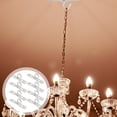 thumbnail image 1 of WHAMVOX 10Ud Soporte De Montaje Para Lámparas Colgantes Y Accesorios De En Plata, 1 of 6
