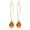 A, variant on JunYeShi Crystal Earrings for Women - Long Teardrop Threader Earrings for Women, Casual or Bridal Statement Earrings
