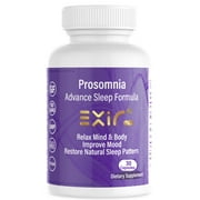 Prosomnia Advanced Sleep Supplement, Natural Pills Improve Sleep Brain Health, 30 Capsules (Pack of 1)