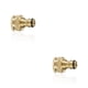 thumbnail image 1 of Bearachild Connector Garden Multifunctional Adapters Pure Fittings Copper Agriculture Wear-resistant Repair Irrigation Washing Como se muestra 2piezas Bearachild CBP482725, 1 of 6