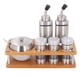thumbnail image 2 of Conjunto de dispensadores de condimentos, Botellas de Vinagre de Aceite fácil de Limpiar prácticas para especias, 2 of 7