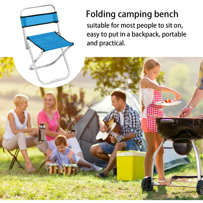 Folding Outdoor Seat Heavy Duty Portable Chairs for Outside for Camping Fishing Outdoor Activities, adult Unisex, Size: Large