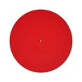 thumbnail image 3 of Turntable Platter Mat - Audiophile Grade Silicone Rubber Design Universal to All LP Vinyl Record Players Phonograph BK, 3 of 5