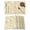 Yellow, variant on Sage Green Flowers Placemats Set of 6, Rustic Pastoral Botanical Floral Leaf Placemats for Dining Table, Place Mats for Kitchen Tabletop, Waterproof Wipeable Dining Table Mats Set