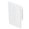 thumbnail image 3 of Interruptor táctil inteligente de 3 vías con control remoto, tipo americano, para Tuya Zigbee, 100-240 V, blanco, 3 of 14