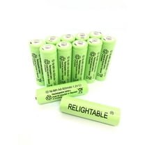 12-PCS RELIGHTABLE AA 600mAh Ni-Mh Rechargeable Battery NiMh Garden Solar Lights C12