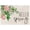 C, variant on Floral Print Table Mat with Botanical Illustration and Decorative Text for Dining Table Protection and Home Decor Use