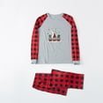 thumbnail image 2 of Family Christmas Pjs Two Piece Sleepwear Set Long Sleeve T-Shirts and Pants Holiday Nightgowns with Merry Christmas, 2 of 6