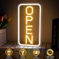 thumbnail image 6 of Open Signs for Business, 16''×9'' Bright High Visibility Open Sign LED Powered by USB with ON/OFF Switch, Adjustable Brightness COB Open Signs for Bar Shop Coffee Salon Hotel Wall Window Storefront, 6 of 8