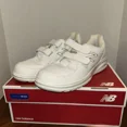 thumbnail image 1 of New Balance Mens 674 White Comfort Walking Shoes Size 10 1/2D MW674HVW, 1 of 5